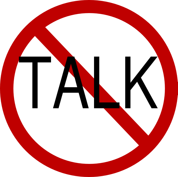 i don t talk to you meaning in english